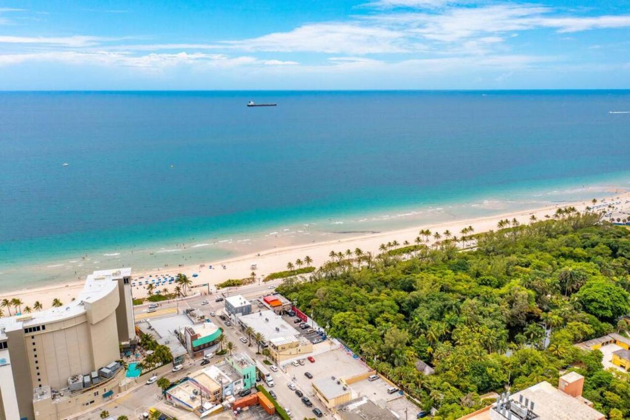The Purple Pelican Beachfront With Ocean Balcony Unit 3 ฟอร์ต ลอเดอร์เดล ภายนอก รูปภาพ