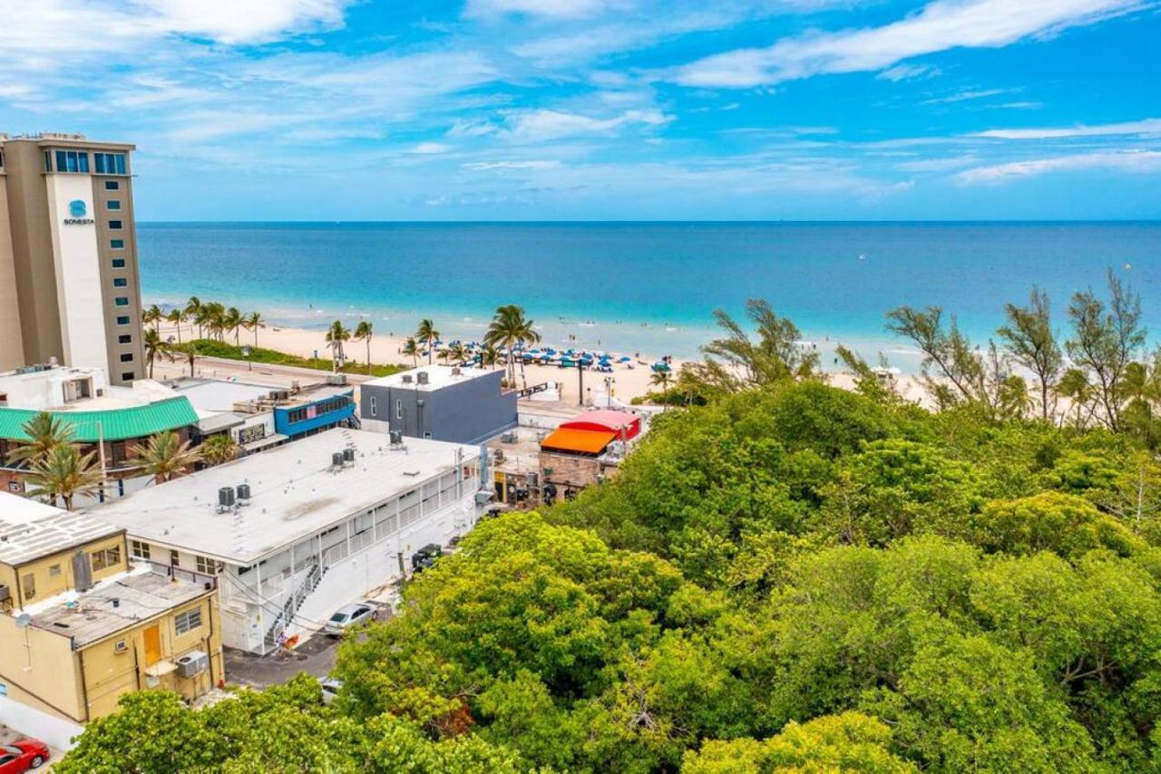 The Purple Pelican Beachfront With Ocean Balcony Unit 3 ฟอร์ต ลอเดอร์เดล ภายนอก รูปภาพ