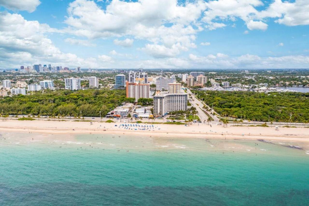 The Purple Pelican Beachfront With Ocean Balcony Unit 3 ฟอร์ต ลอเดอร์เดล ภายนอก รูปภาพ