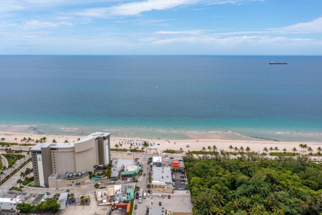 The Purple Pelican Beachfront With Ocean Balcony Unit 3 ฟอร์ต ลอเดอร์เดล ภายนอก รูปภาพ